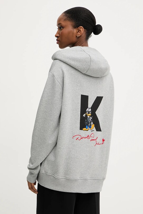 Karl Lagerfeld bluză KL X DISNEY melanj gri A3W20062