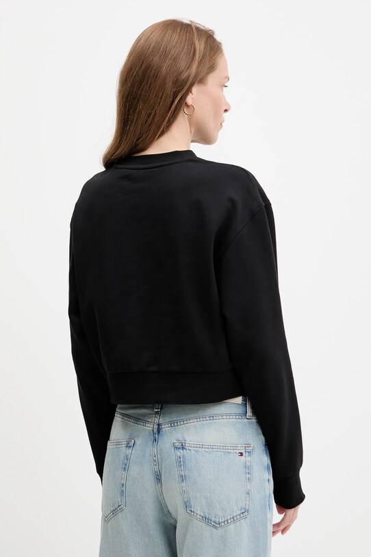 Îmbrăcăminte Calvin Klein Jeans hanorac de bumbac LV047C911G negru