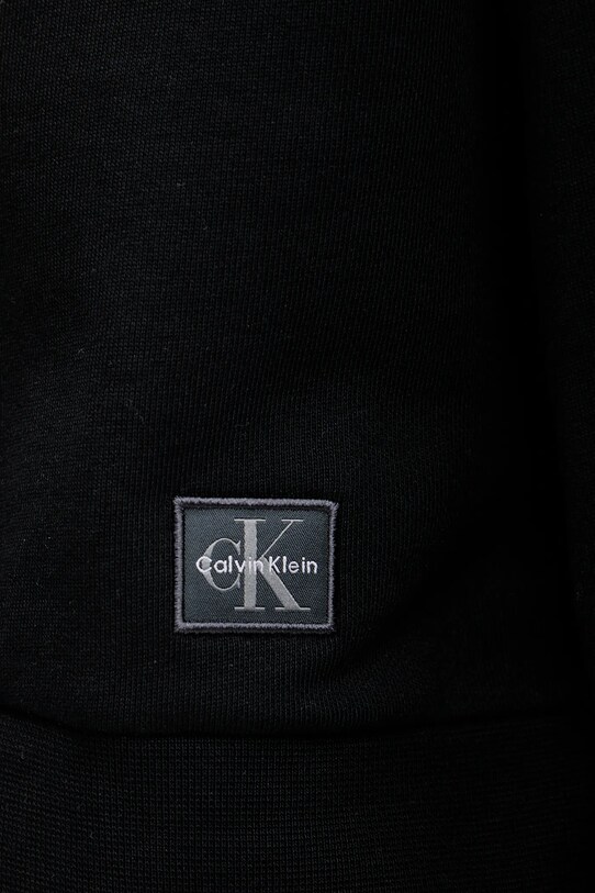 Calvin Klein Jeans hanorac de bumbac LV047C911G negru