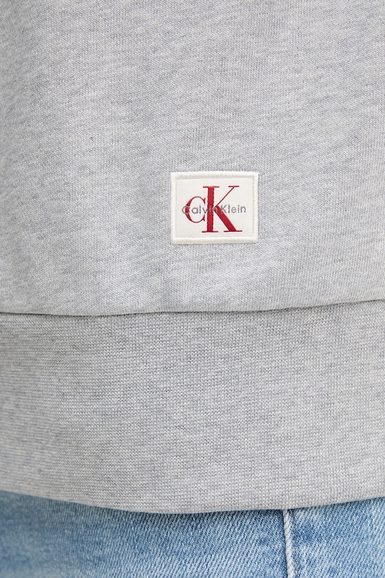 Хлопковая кофта Calvin Klein Jeans LV047B238G серый