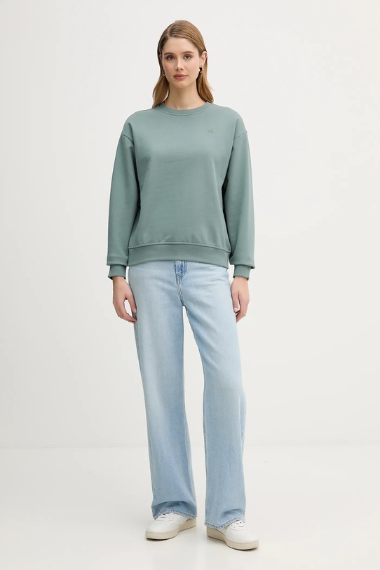 Calvin Klein Jeans bluza LV047B236G turkusowy AW25