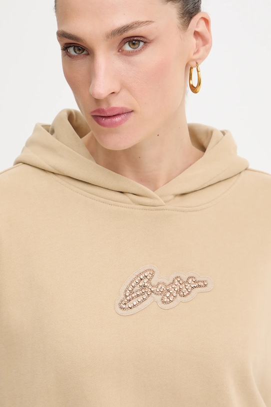 BOSS Orange hanorac de bumbac C_Eblousa2_stonebadg verde 50545507