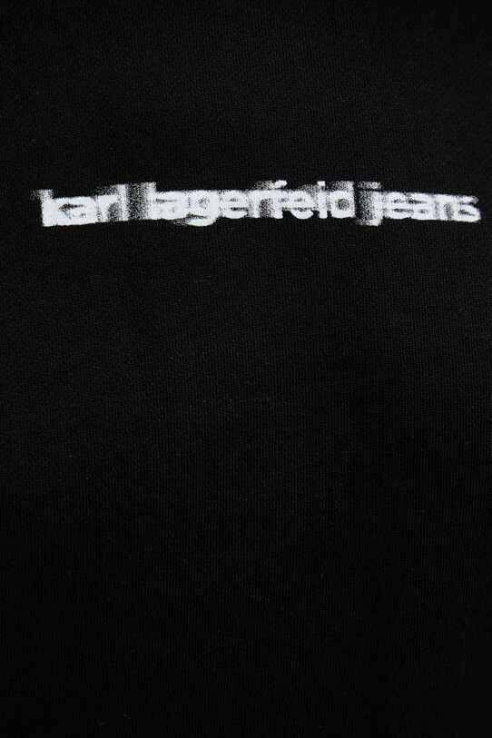 Karl Lagerfeld Jeans hanorac de bumbac A3W20038 negru
