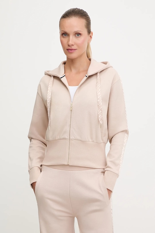 BOSS bluză lounge uni bej 50545635