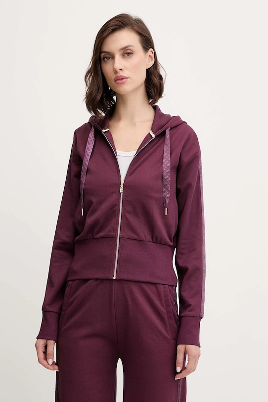 BOSS bluză lounge uni violet 50545635