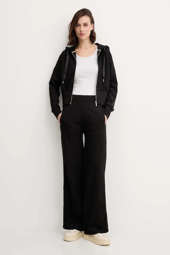 BOSS bluza lounge 50545635 czarny AW25