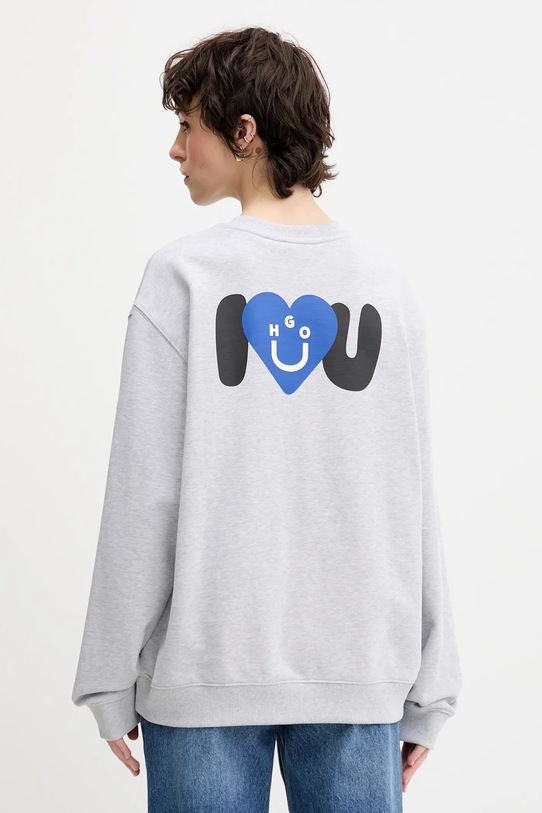 Îmbrăcăminte Hugo Blue hanorac de bumbac 50545052 gri