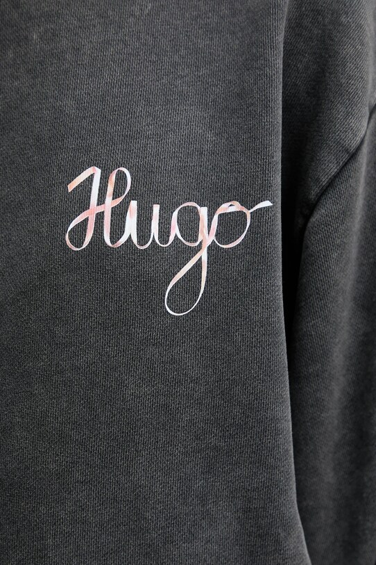 HUGO pamut melegítőfelső 50544870 szürke