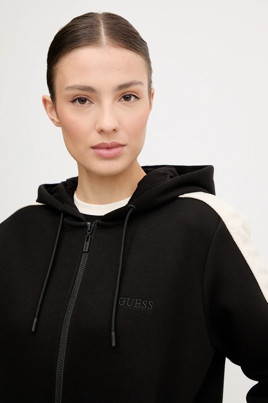 Μπλούζα Guess MARYELLA μαύρο V5YQ00.KB3P2