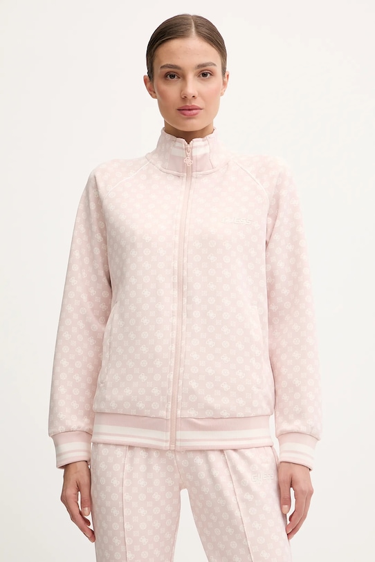 Guess bluza AGGIE pozostałe różowy V5YQ03.KB212