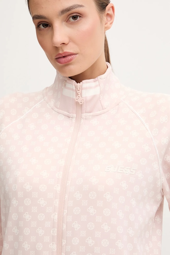 Guess bluza AGGIE różowy V5YQ03.KB212
