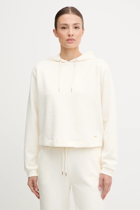 Guess bluza PEONY z kapturem beżowy V5YQ04.KBSL2