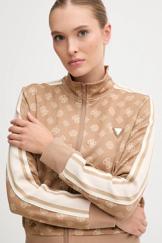 Mikina Guess PEONY béžová V5YQ07.K0282