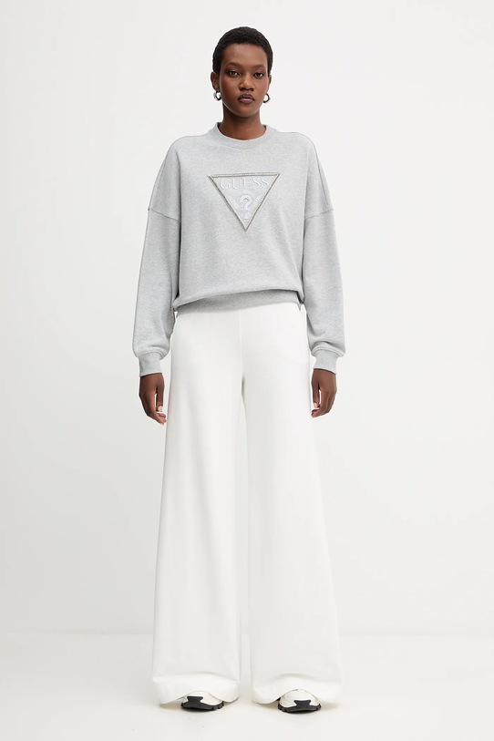 Guess bluza bawełniana RACHELE W5YQ04.KC8I0 szary AW25
