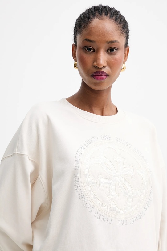 Guess bluza 4G beżowy W5YQ07.KB681