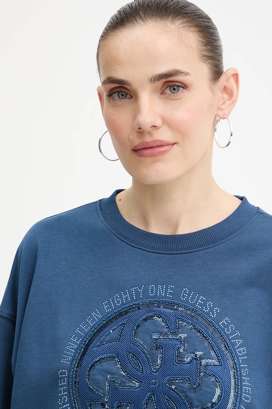 Guess bluza 4G niebieski W5YQ07.KB681
