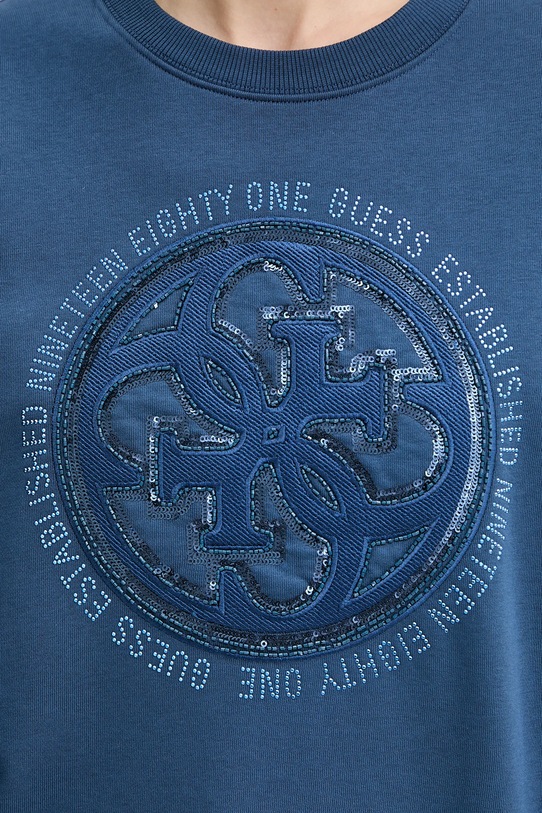 Guess bluza 4G W5YQ07.KB681 niebieski