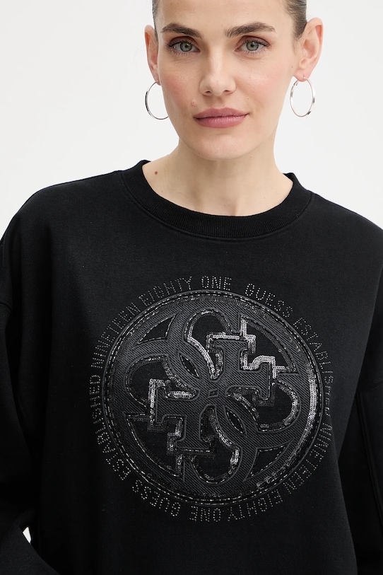 Guess bluza 4G czarny W5YQ07.KB681