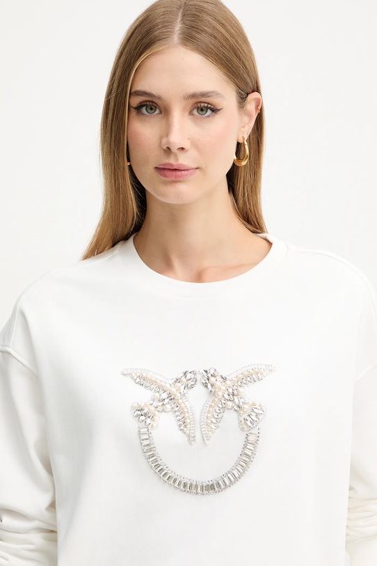 Pinko bluza bawełniana biały 100534.A2RO
