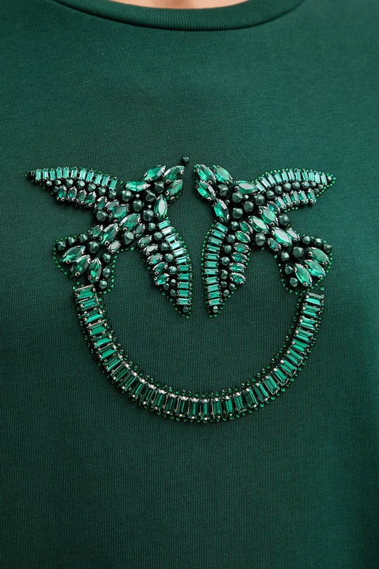 Pinko hanorac de bumbac 100534.A2RO verde