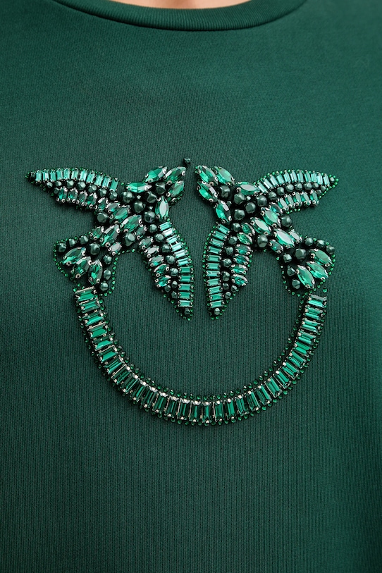 Хлопковая кофта Pinko 100534.A2RO зелёный