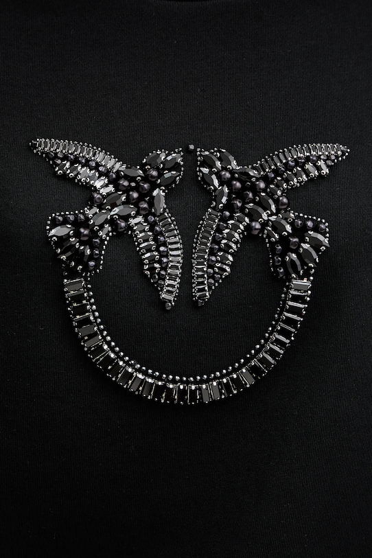 Pinko felpa in cotone 100534.A2RO nero