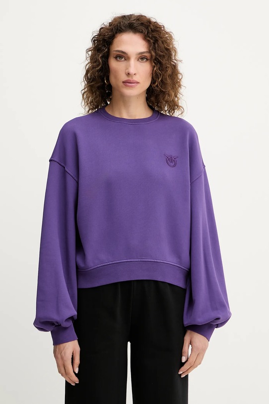 Βαμβακερή μπλούζα Pinko βαμβάκι μωβ 105510.A2RB