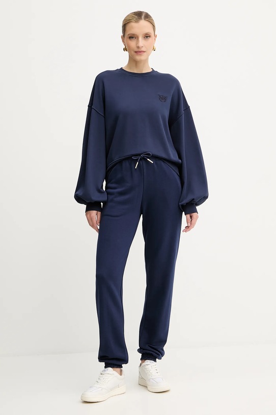 Бавовняна кофта Pinko 105510.A2RB темно-синій AW25