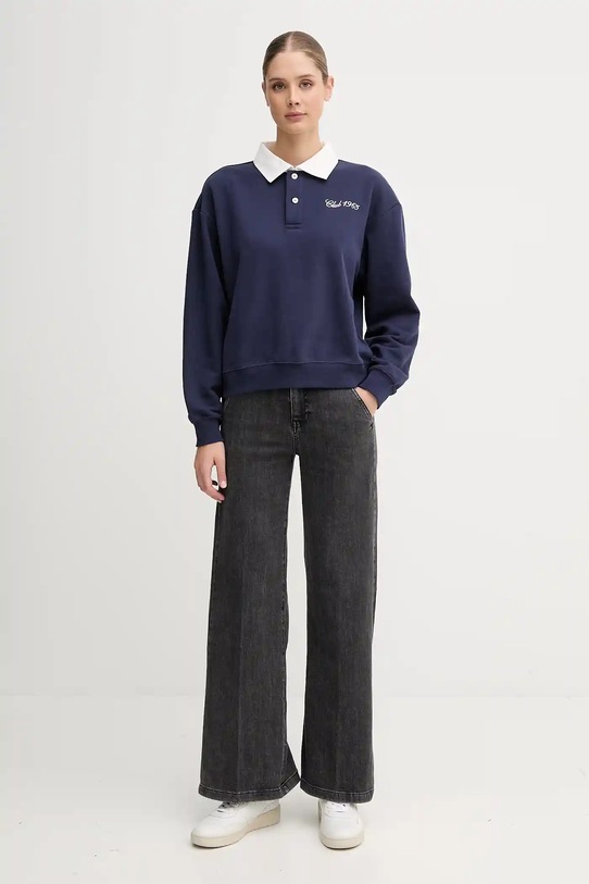 Μπλούζα United Colors of Benetton 3WNWD3011 σκούρο μπλε AW25