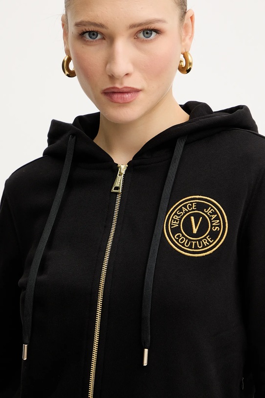 Versace Jeans Couture bluza bawełniana czarny 79HAIT00.CF01T