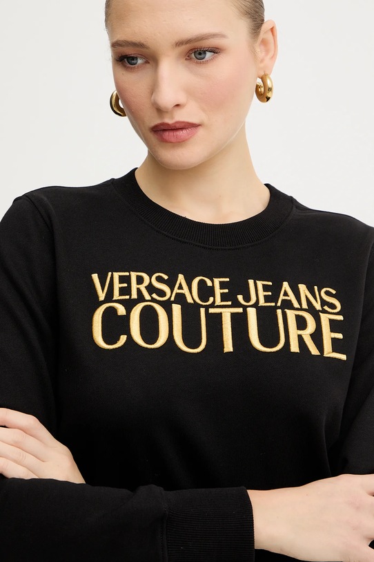 Versace Jeans Couture bluza bawełniana czarny 79HAIT06.CF01T