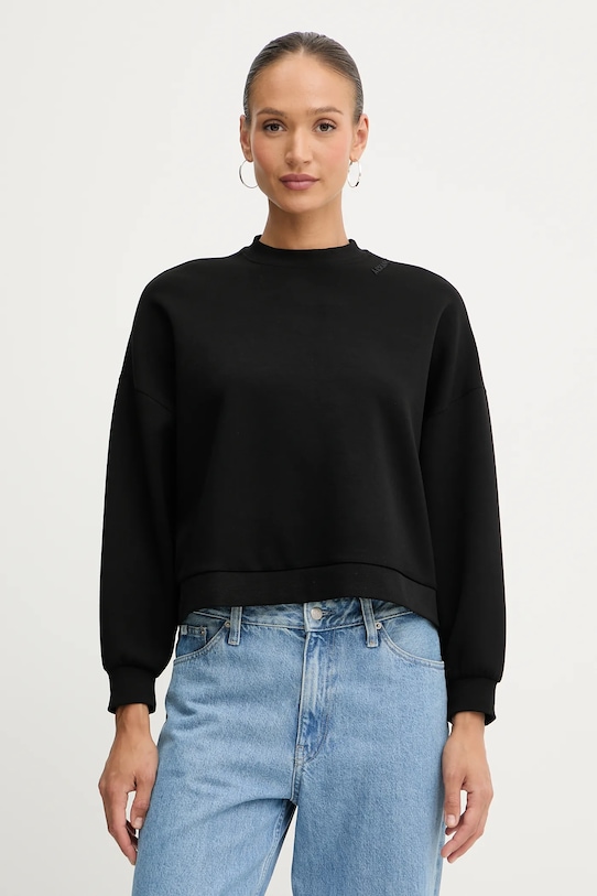 Armani Exchange bluza z elastanem czarny XW000740.AF16111