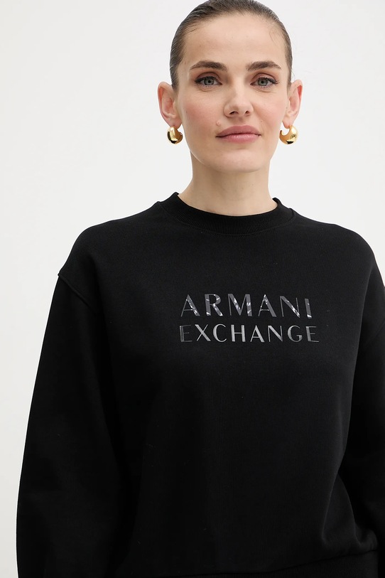 Armani Exchange bluza bawełniana czarny XW000747.AF16114