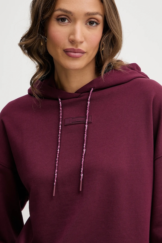 Armani Exchange bluza bawełniana bordowy XW000748.AF16114