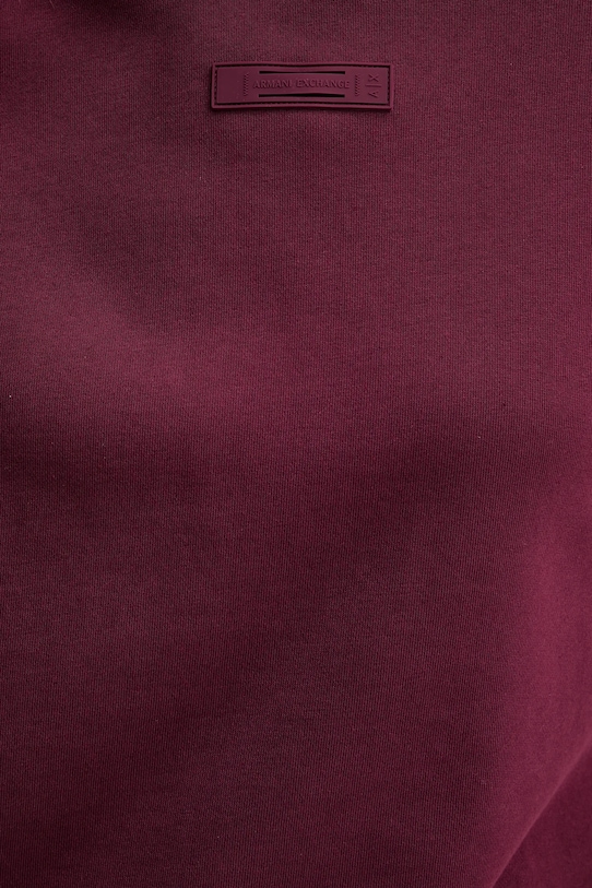 Armani Exchange bluza bawełniana XW000748.AF16114 bordowy