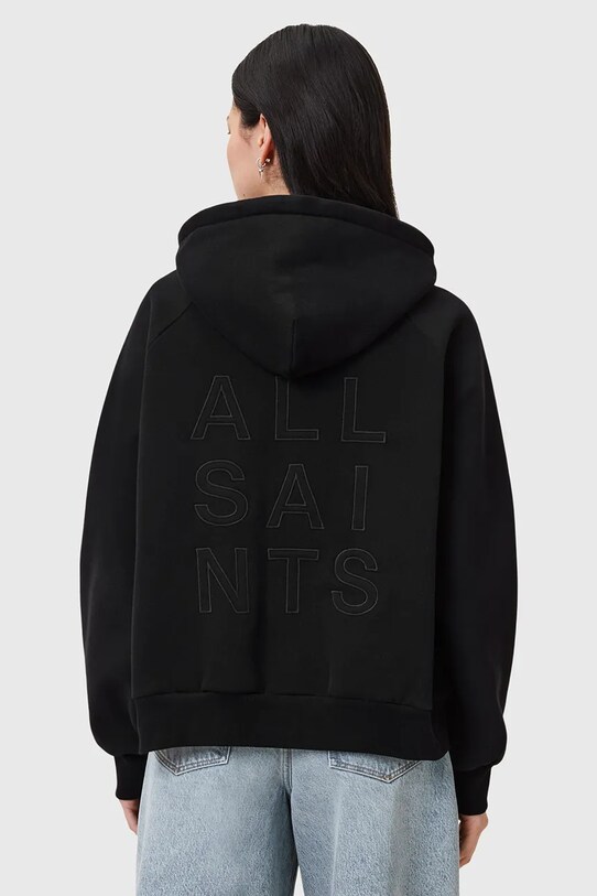 Mikina AllSaints STACKS W131JC čierna