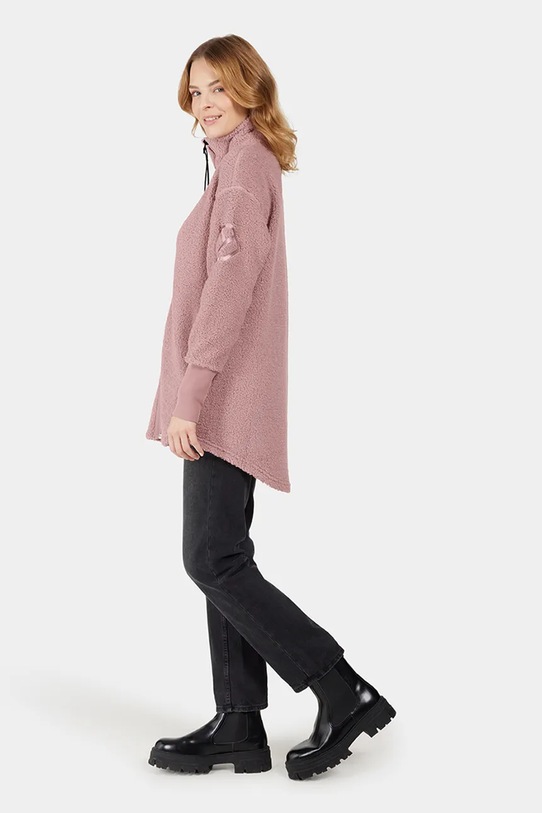 Odzież Didriksons bluza polarowa SALLY 505165 różowy