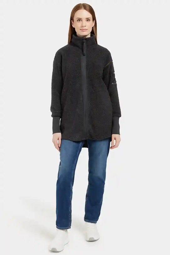 Didriksons bluza polarowa SALLY 505165 czarny AW25