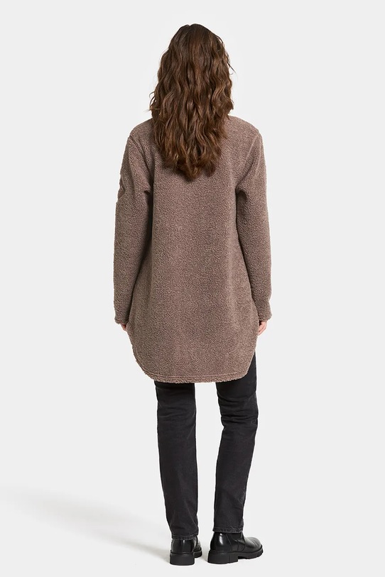 Didriksons bluza polarowa UMI brązowy 505941