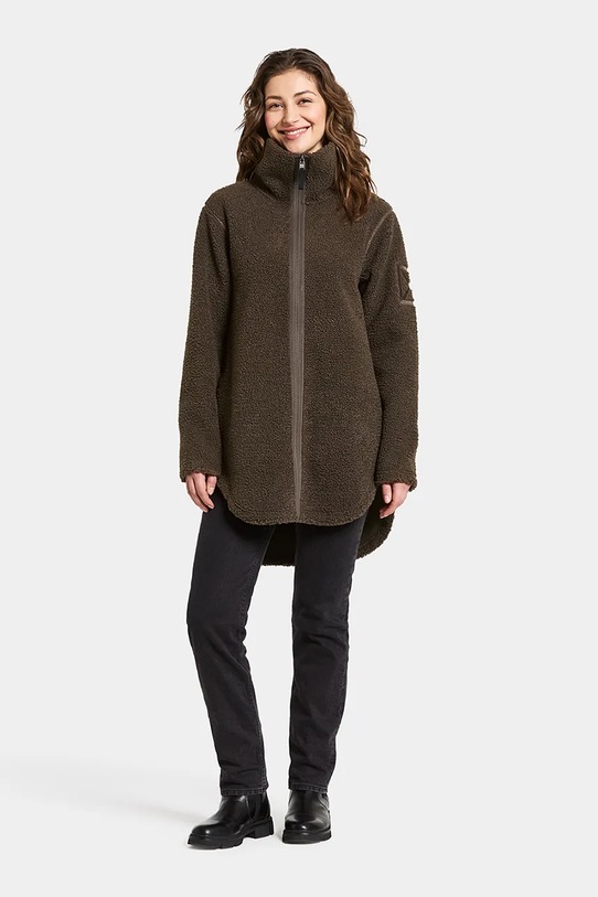 Fleecová mikina Didriksons UMI 505941 hnedá AW25