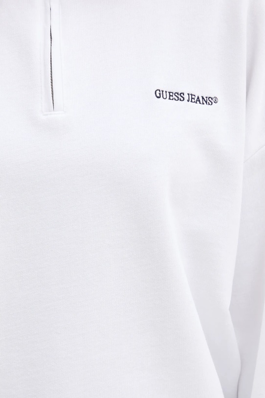 Guess Jeans bluza bawełniana W5YQ09.K68I4 biały