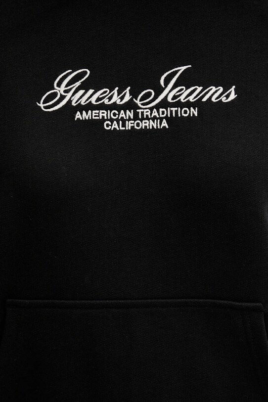 Bavlnená mikina Guess Jeans W5YQ13.K68I4 čierna