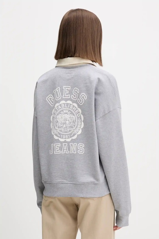 Odzież Guess Jeans bluza bawełniana W5YQ16.K68I4 szary