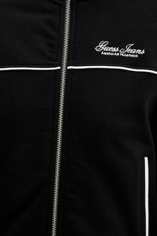 Guess Jeans hanorac de bumbac W5YQ17.K68I4 negru