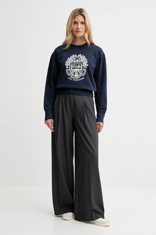 A.P.C. hanorac de bumbac A.P.C. x MARC JACOBS COHKQ.F37001 bleumarin AW25