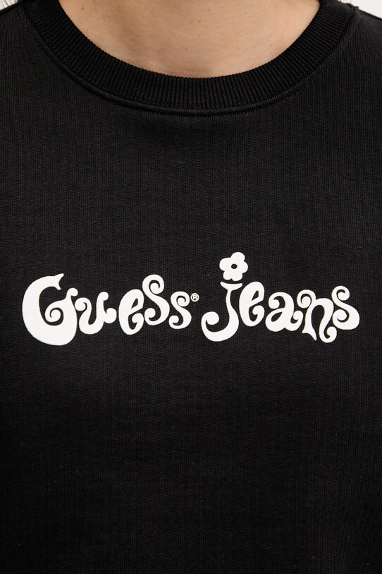 Бавовняна кофта Guess Jeans W5YQ15.K68I4 чорний