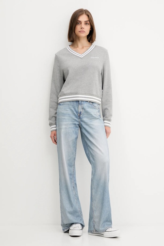 Суичър Guess Jeans W5YQ18.K68I4 сив AW25