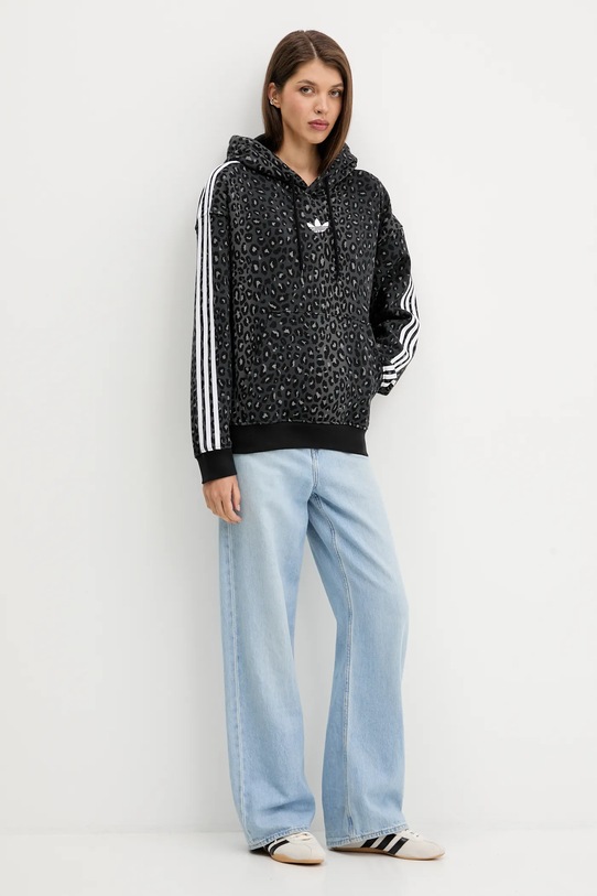 Mikina adidas Originals Graphic Lo Hd JV7561 sivá AW25