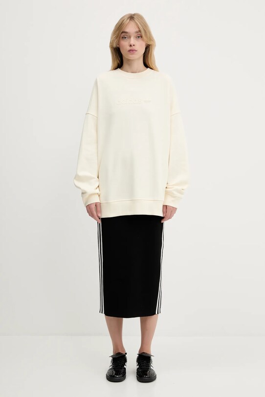 adidas Originals bluza Essentials JW1016 beżowy