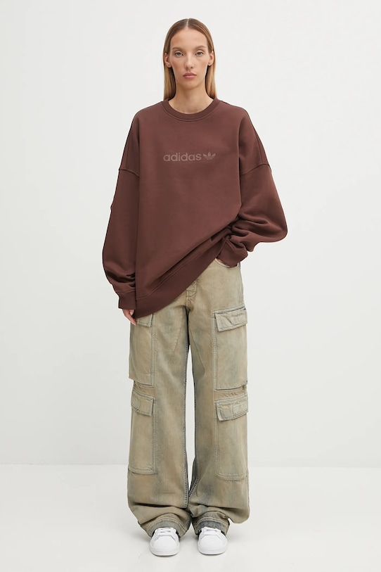 Суичър adidas Originals Essentials JW1018 кафяв